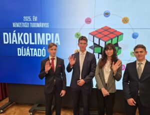 Tudományos diákolimpikonok köszöntése